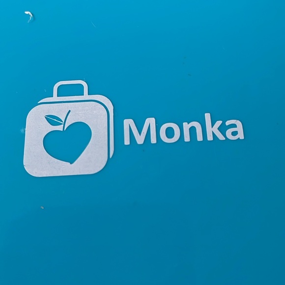 MONKA BENTO LUNCH BOX FOOD CONTAINER STORAGE SET of 2 - Picture 13 of 13